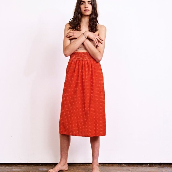 Ace & Jig Dresses & Skirts - TRADED NWT Ace & Jig Ramona Skirt in Sriracha